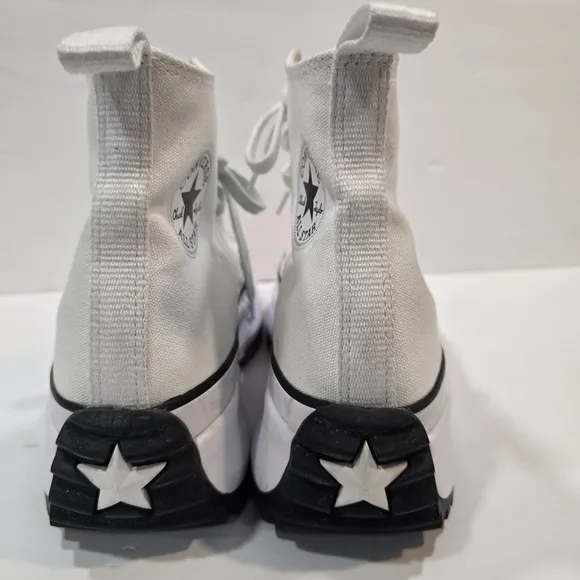 Converse Chuck Taylor Shoe Run Star Hike Platform White Hi Top W12.5 M 10 Chunky