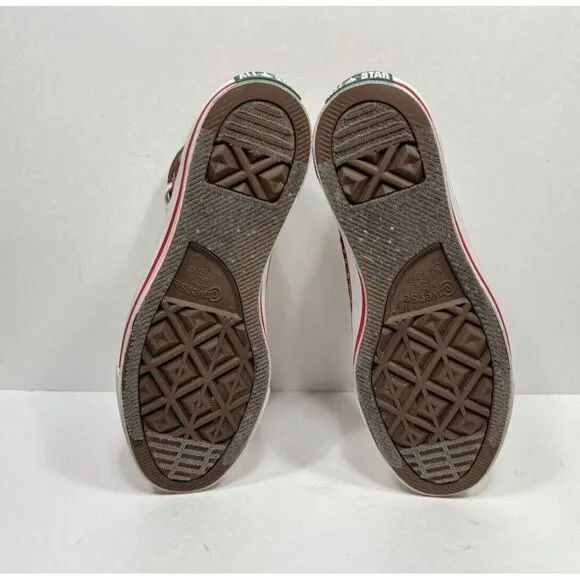 Converse Chuck Taylor Christmas High Sneakers Wrapping Paper Ornament Womens 9