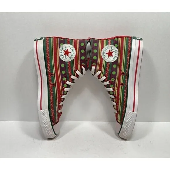 Converse Chuck Taylor Christmas High Sneakers Wrapping Paper Ornament Womens 9