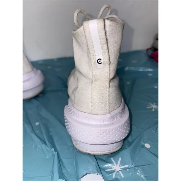 Converse CX Disrupt High Top White Unisex Platform Sneakers Mens 9