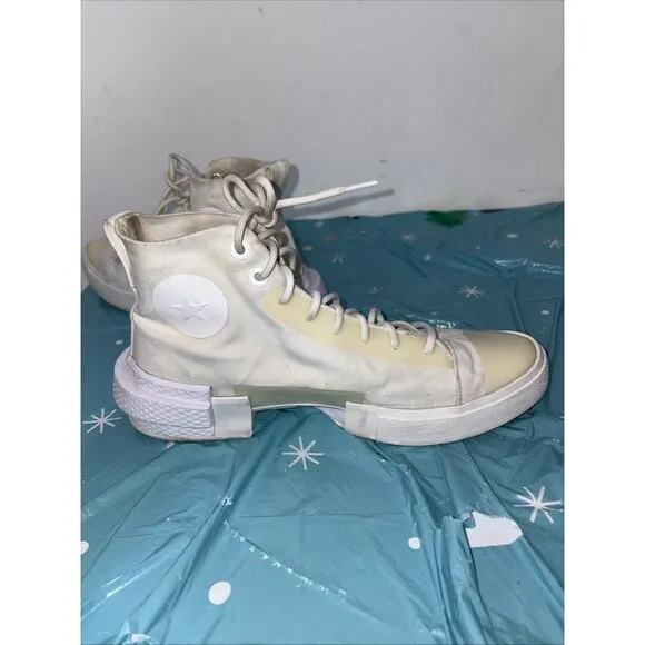Converse CX Disrupt High Top White Unisex Platform Sneakers Mens 9