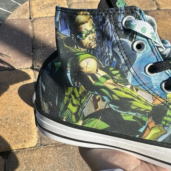 Converse DC Comics x CTAS High Green Arrow Men's Shoes 154898C Size 6