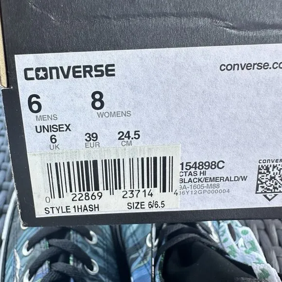 Converse DC Comics x CTAS High Green Arrow Men's Shoes 154898C Size 6