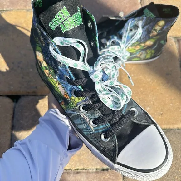Converse DC Comics x CTAS High Green Arrow Men's Shoes 154898C Size 6