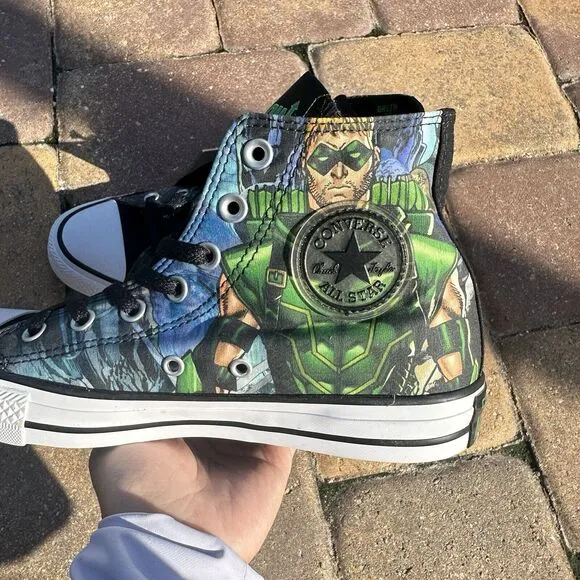 Converse DC Comics x CTAS High Green Arrow Men's Shoes 154898C Size 6