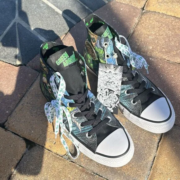 Converse DC Comics x CTAS High Green Arrow Men's Shoes 154898C Size 6