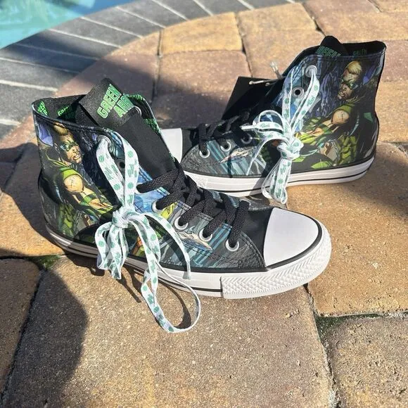 Converse DC Comics x CTAS High Green Arrow Men's Shoes 154898C Size 6