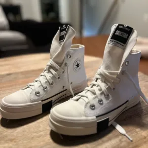 Converse DRKSTAR Chuck Taylor All Star high top Rick Owens DRKSHDW White 38 /4.5