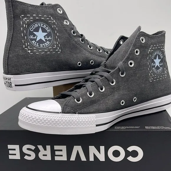 Converse Gray High-Top Sneakers Men’s A08577FCTAS HIDARK MATTER WINTER SLAY/WH