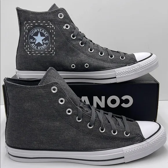 Converse Gray High-Top Sneakers Men’s A08577FCTAS HIDARK MATTER WINTER SLAY/WH