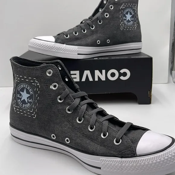 Converse Gray High-Top Sneakers Men’s A08577FCTAS HIDARK MATTER WINTER SLAY/WH