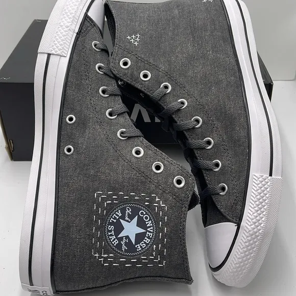 Converse Gray High-Top Sneakers Men’s A08577FCTAS HIDARK MATTER WINTER SLAY/WH