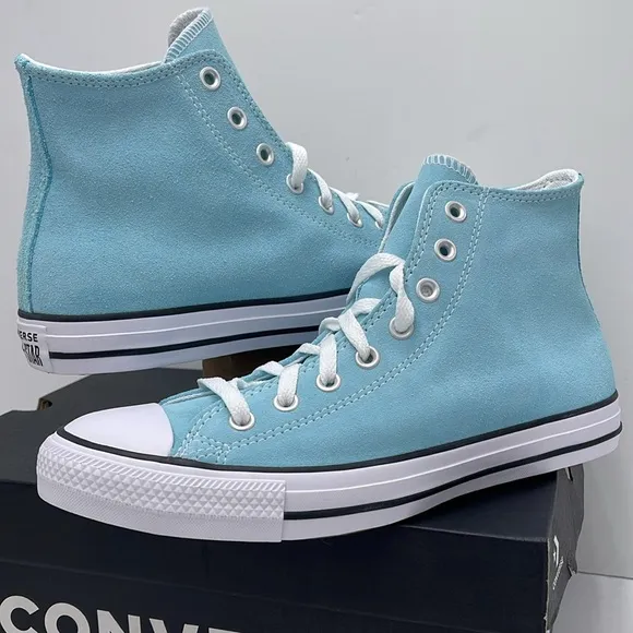Converse Men’s Blue Glow High Tops Sneakers A15199CCTAS HIBLUE GLOW/WHITE/BLCK