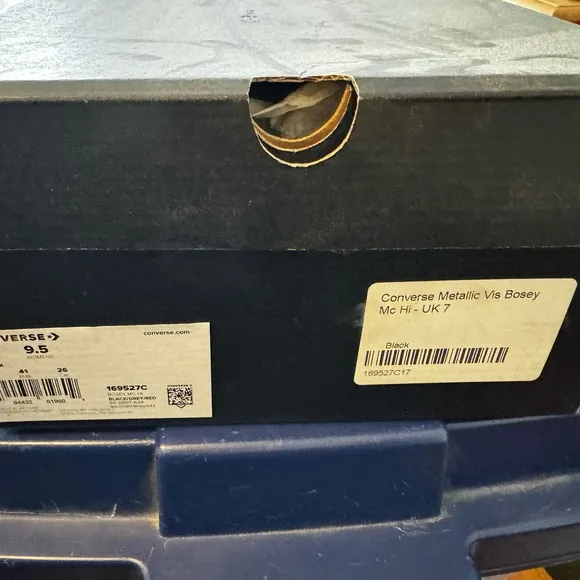Converse metallic vis bosey mic hi uk7