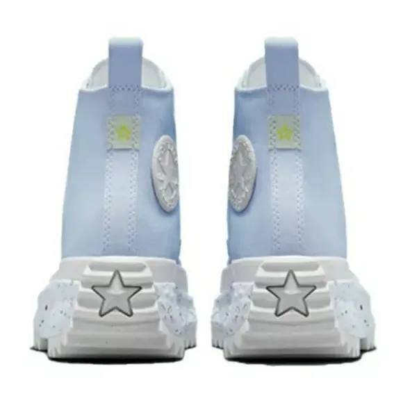 Converse | Run Star Hike Hi Crater Platform Sneakers Baby Blue Womens 8 Mens 6.5