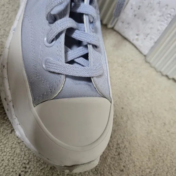 Converse | Run Star Hike Hi Crater Platform Sneakers Baby Blue Womens 8 Mens 6.5