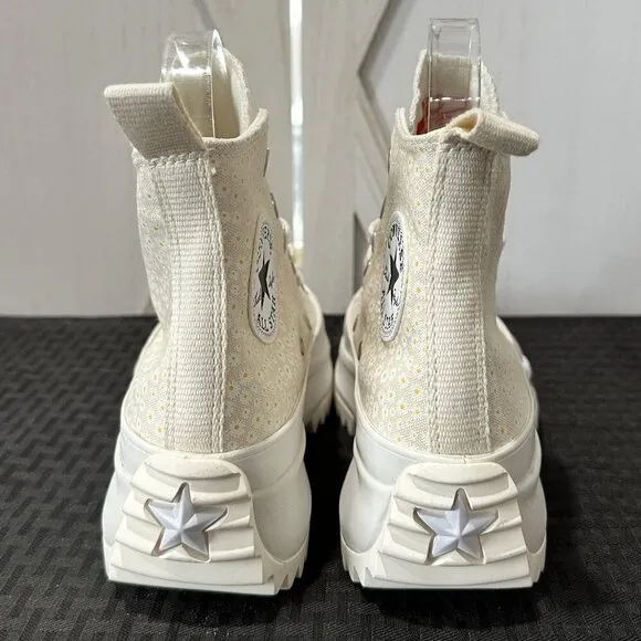 Converse Run Star Hike Platform High Sneakers in Daisy Print