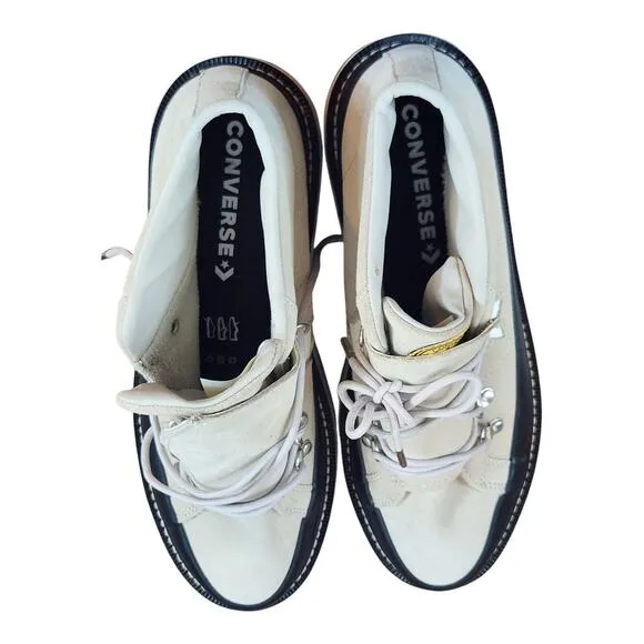Converse shoes sz 10.5 mountian club one star chunky shoes fleece lined leather