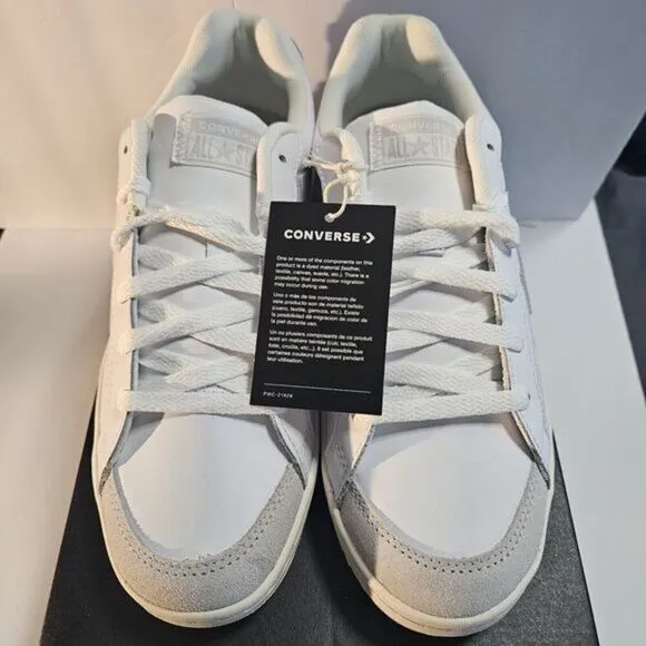 Converse Size 9 Pro Blaze A09850C Leather Men's White - Minor Defect Photo W/box