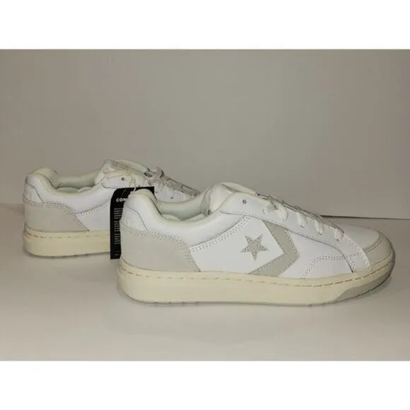 Converse Size 9 Pro Blaze A09850C Leather Men's White - Minor Defect Photo W/box