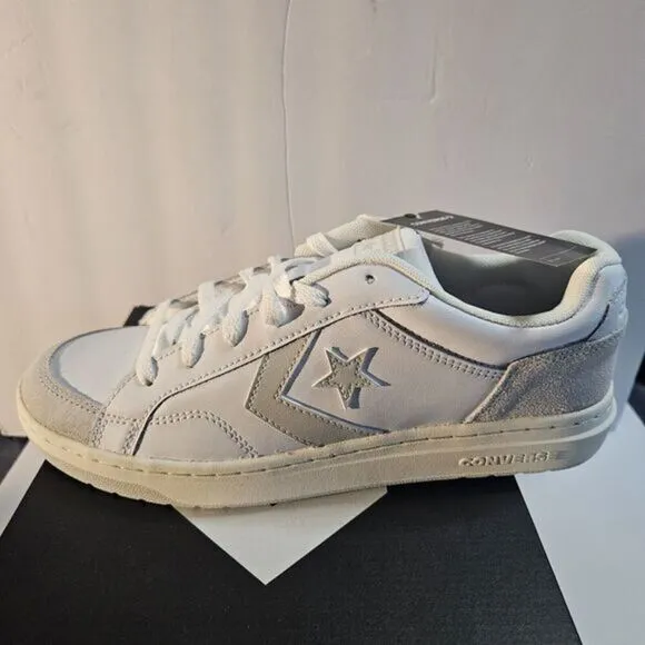 Converse Size 9 Pro Blaze A09850C Leather Men's White - Minor Defect Photo W/box