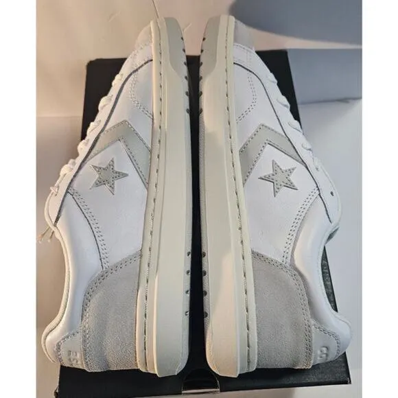 Converse Size 9 Pro Blaze A09850C Leather Men's White - Minor Defect Photo W/box