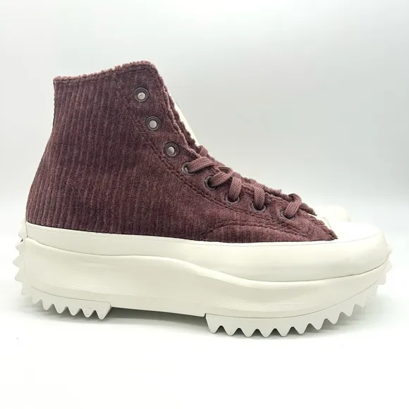 Converse Unisex Run Star Hike Platform Striped Knit High Top Shoes A03252C