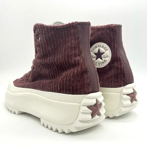 Converse Unisex Run Star Hike Platform Striped Knit High Top Shoes A03252C