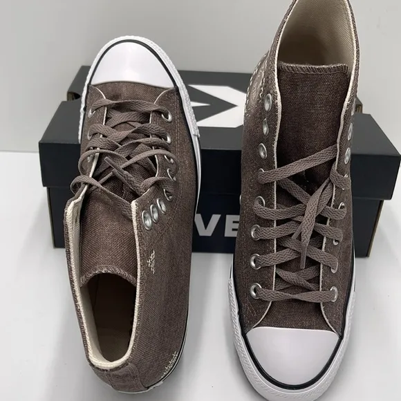 Converse WMNS All Star High-Top Sneakers Brown A08576FCTAS HÌPURE PUMICE/PURE