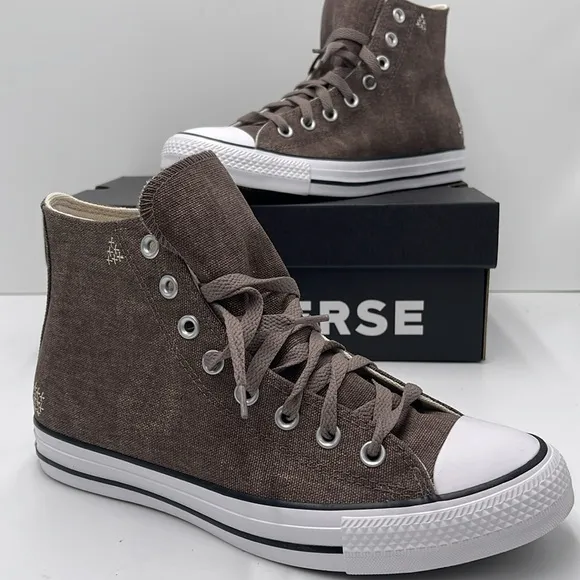 Converse WMNS All Star High-Top Sneakers Brown A08576FCTAS HÌPURE PUMICE/PURE