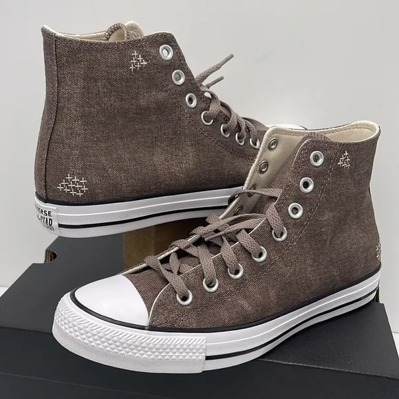 Converse WMNS All Star High-Top Sneakers Brown A08576FCTAS HÌPURE PUMICE/PURE