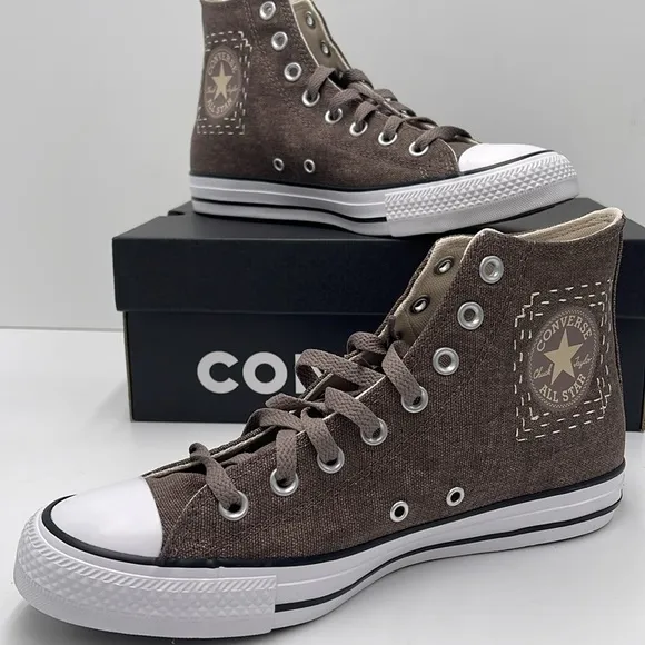 Converse WMNS All Star High-Top Sneakers Brown A08576FCTAS HÌPURE PUMICE/PURE