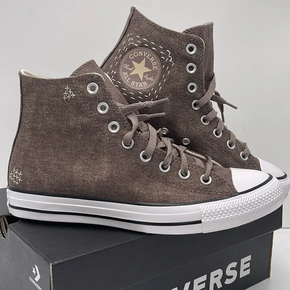 Converse WMNS All Star High-Top Sneakers Brown A08576FCTAS HÌPURE PUMICE/PURE