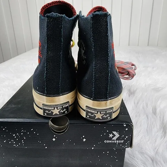Converse x Barriers Chuck 70 High Black A01786C Sneakers RARE Men's 8 Women's 10