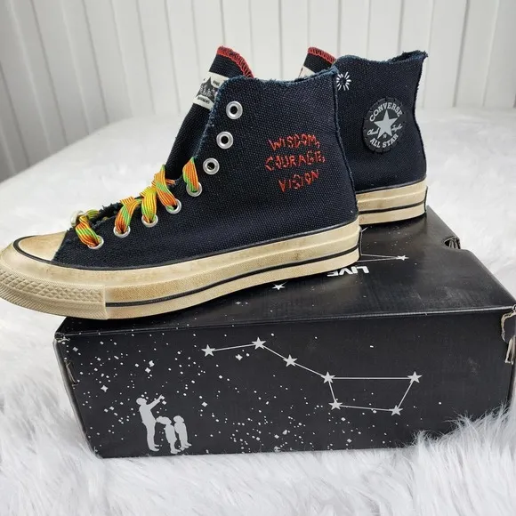 Converse x Barriers Chuck 70 High Black A01786C Sneakers RARE Men's 8 Women's 10