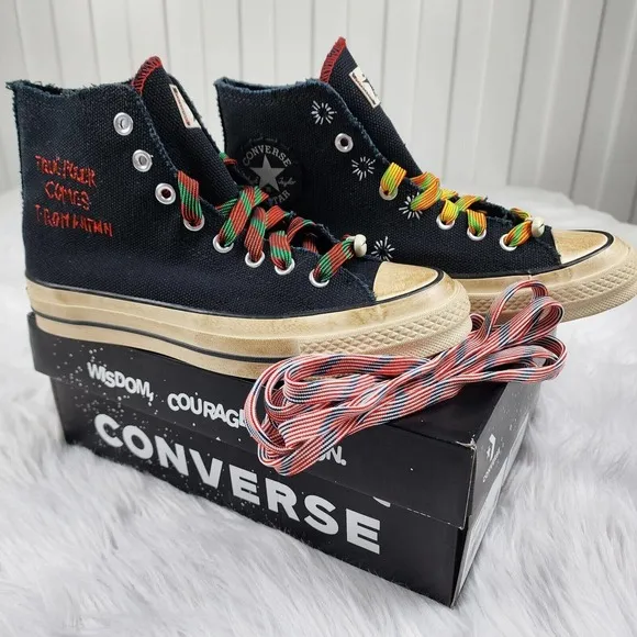 Converse x Barriers Chuck 70 High Black A01786C Sneakers RARE Men's 8 Women's 10
