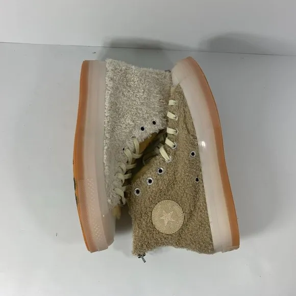 Converse x CLOT Chuck Taylor 70 Hi Ice Cold Shoes 164535C Cloud Cream White 9.5