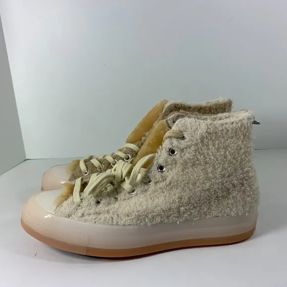 Converse x CLOT Chuck Taylor 70 Hi Ice Cold Shoes 164535C Cloud Cream White 9.5
