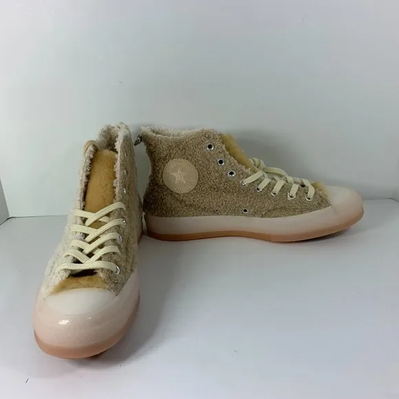Converse x CLOT Chuck Taylor 70 Hi Ice Cold Shoes 164535C Cloud Cream White 9.5