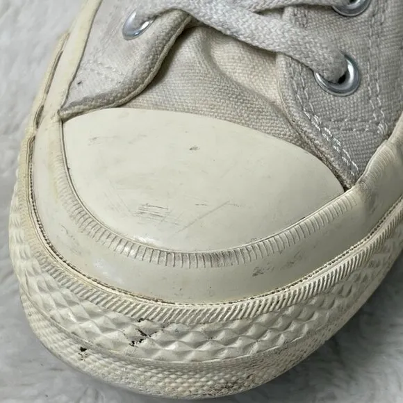 Converse x Comme des Garcons Men’s White Play Chuck 70 Lace Up High Sneaker 10
