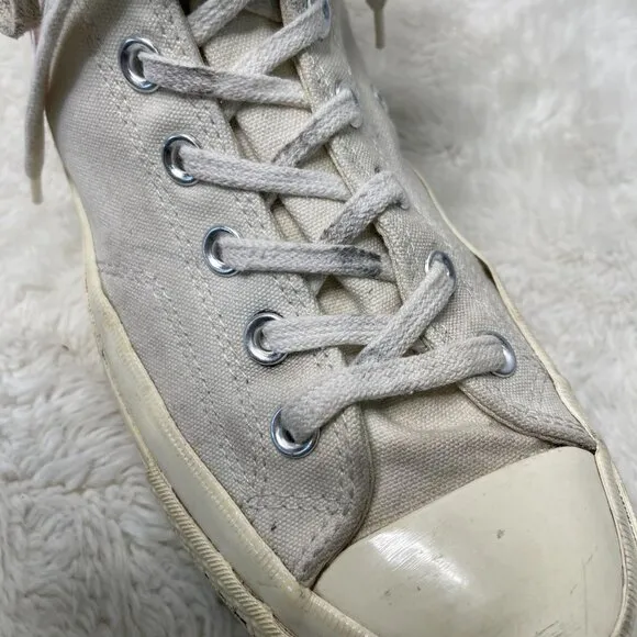 Converse x Comme des Garcons Men’s White Play Chuck 70 Lace Up High Sneaker 10