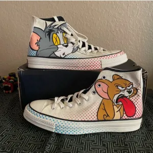 Converse x Tom &amp; Jerry Chuck 70 High Top / Red-White Mens Size 9.5