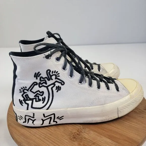 Converse Keith Haring x Chuck 70 High Top Sneakers Mens Size 8.5 Lace UP