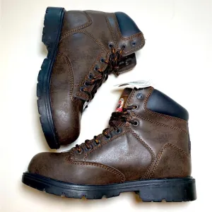 COPY - NWT  Brahma Men's Work Boots Brown Steel Toe Slip &amp; Oil Resistant Sz 5.5