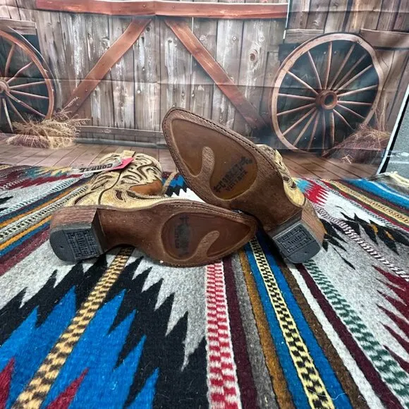 Corral Sequin Inlay Snip Toe Boots