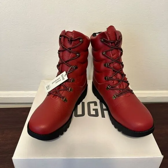 Cougar arctic boot leather waterproof fleece lining TRP anti slip sole size 8