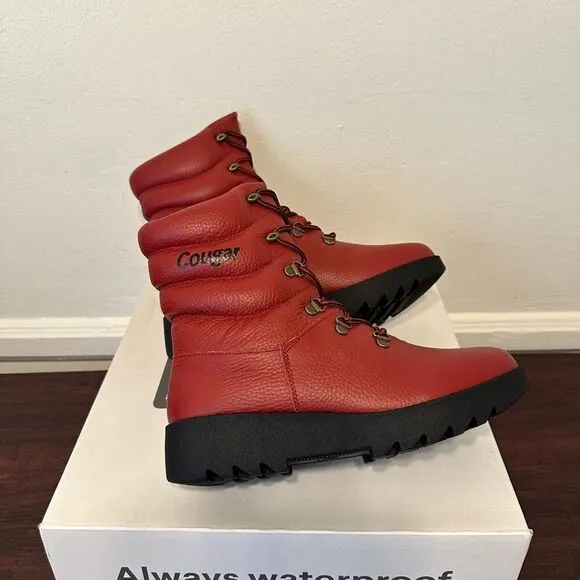 Cougar arctic boot leather waterproof fleece lining TRP anti slip sole size 8