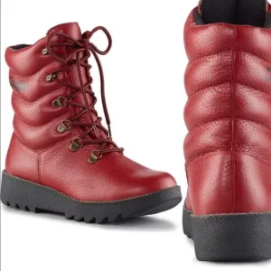 Cougar arctic boot leather waterproof fleece lining TRP anti slip sole size 8