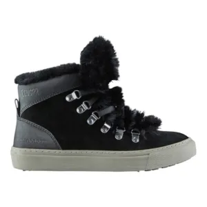 COUGAR Daniel Black Suede with Fur Trim and Lace-Up Winter Boot | US 6 | EU 36
