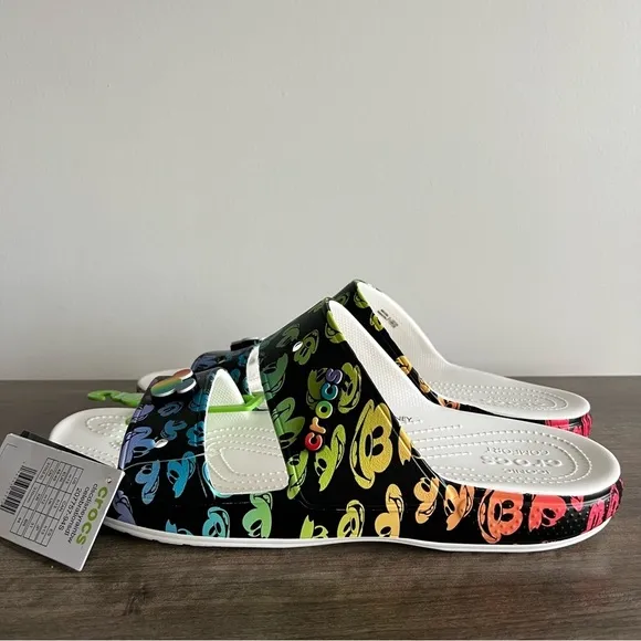 Crocs Comfort Disney Classic Rainbow Celebrations Men's Sandal Size 13 #B1803